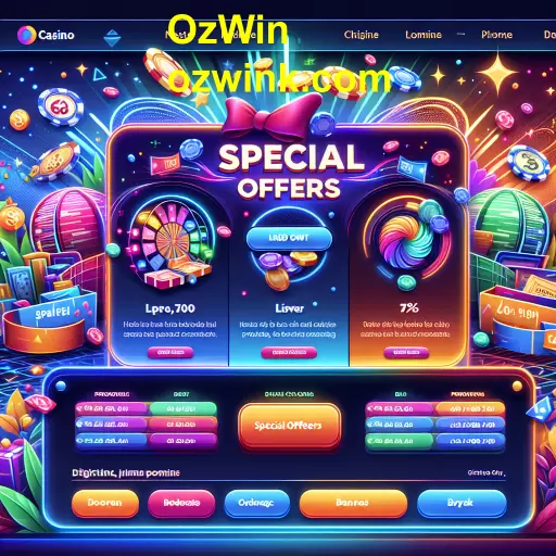 Atrações Imperdíveis na Categoria 'Special Offers' do OzWin